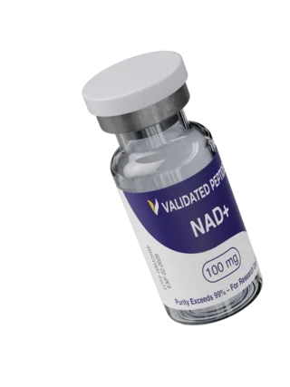 NAD+ research peptide vial